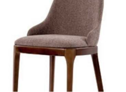 Luxury Chair Dining room Modern Wood with Textile Recliner Chairs Real wood